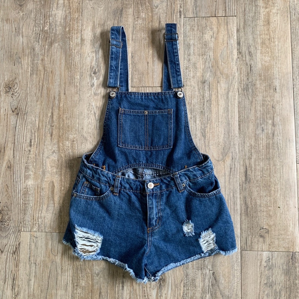 Denim Romper/Shorts